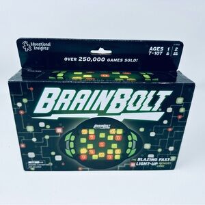 Brain Bolt Brainbolt Electronic Educational Memory Game Solo or 2 Players Sealed